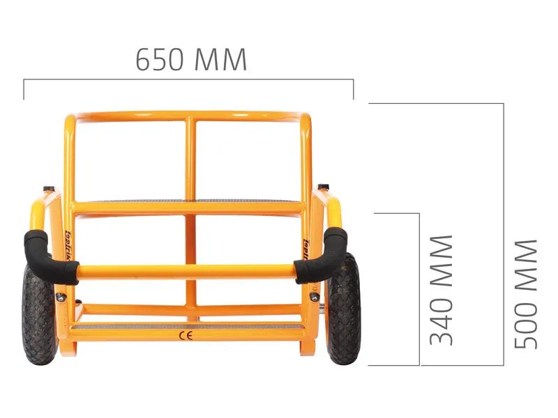 Rickshaw with dimensions Rickshaw with dimensions